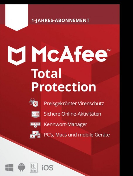 McAfee Total Protection 2024 | Win / Mac (1 Jahr)