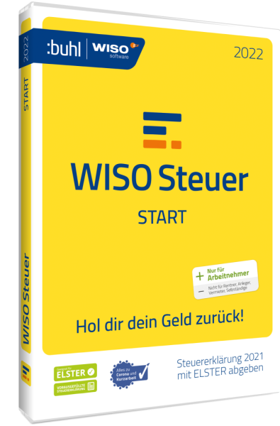 WISO steuer Start 2022 (für das Steuerjahr 2021) | Sofortdownload | TrustedShop & CHIP zertifiziert