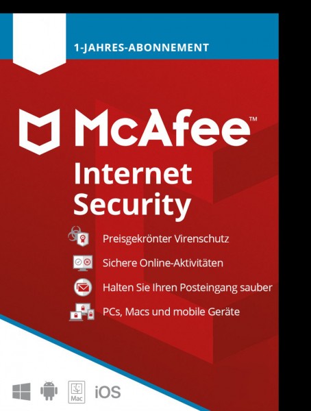 McAfee Internet Security 2023 | Win / Mac (1 Jahr)