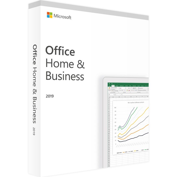 Microsoft Office 2019 Home & Business | CHIP Partner | Win / MAC | Vollversion & dauerhaft gültig