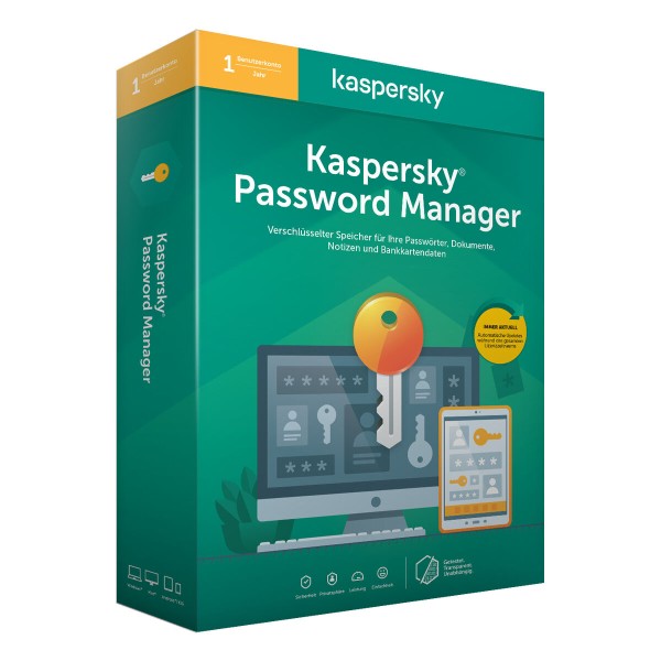 Kaspersky Password Manager | 1 Gerät | 1 Jahr