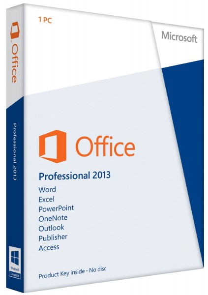 Microsoft Office 2013 Professional Cover