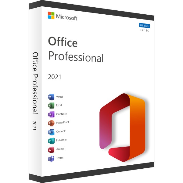 Microsoft Office 2021 Professional | Accountgebunden