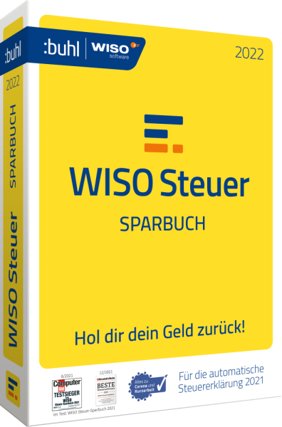 WISO Steuer Sparbuch 2022 (für das Steuerjahr 2021) | Sofortdownload | Zertifiziert mit Käuferschutz