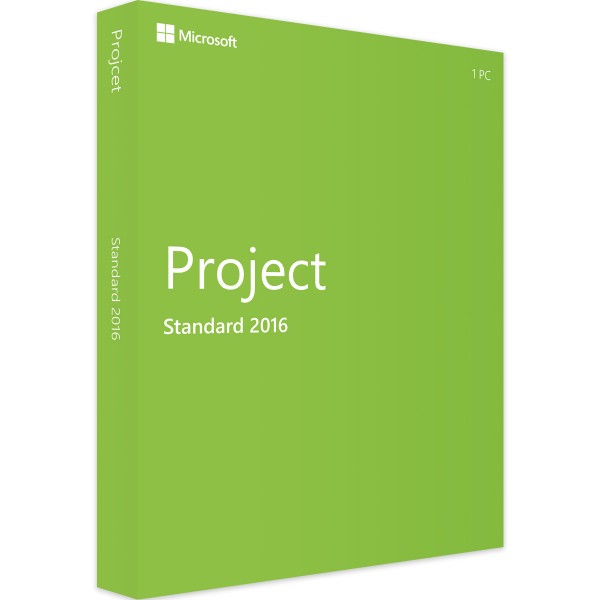 Microsoft Project 2016 Standard Cover
